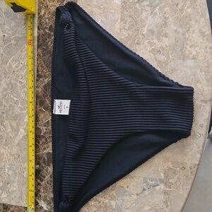 Hollister Black Swim Bottoms Classic Design Small Washed Not Worn